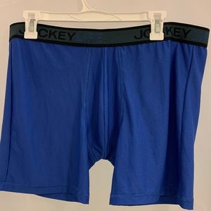 Jockey Life mesh Boxer Briefs. Blue.